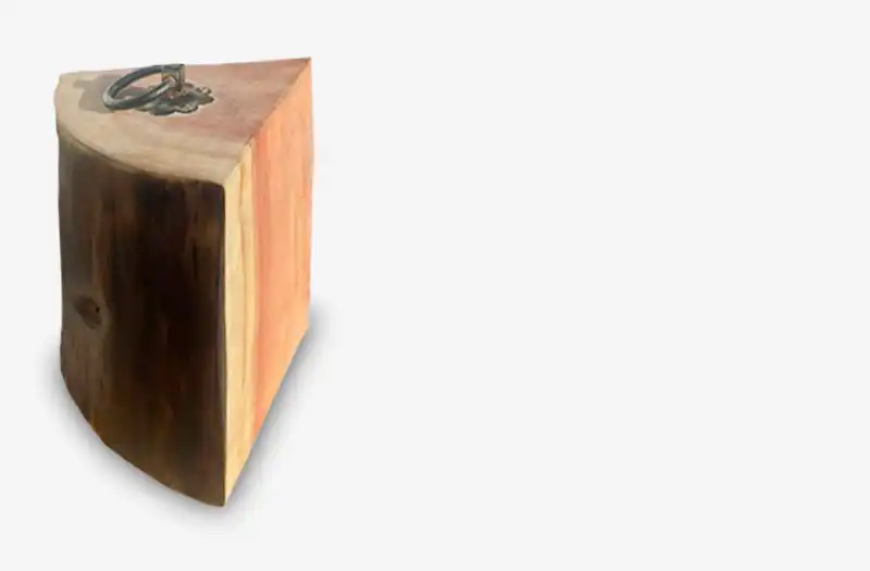 Chonky Wonky Wood Doorstop